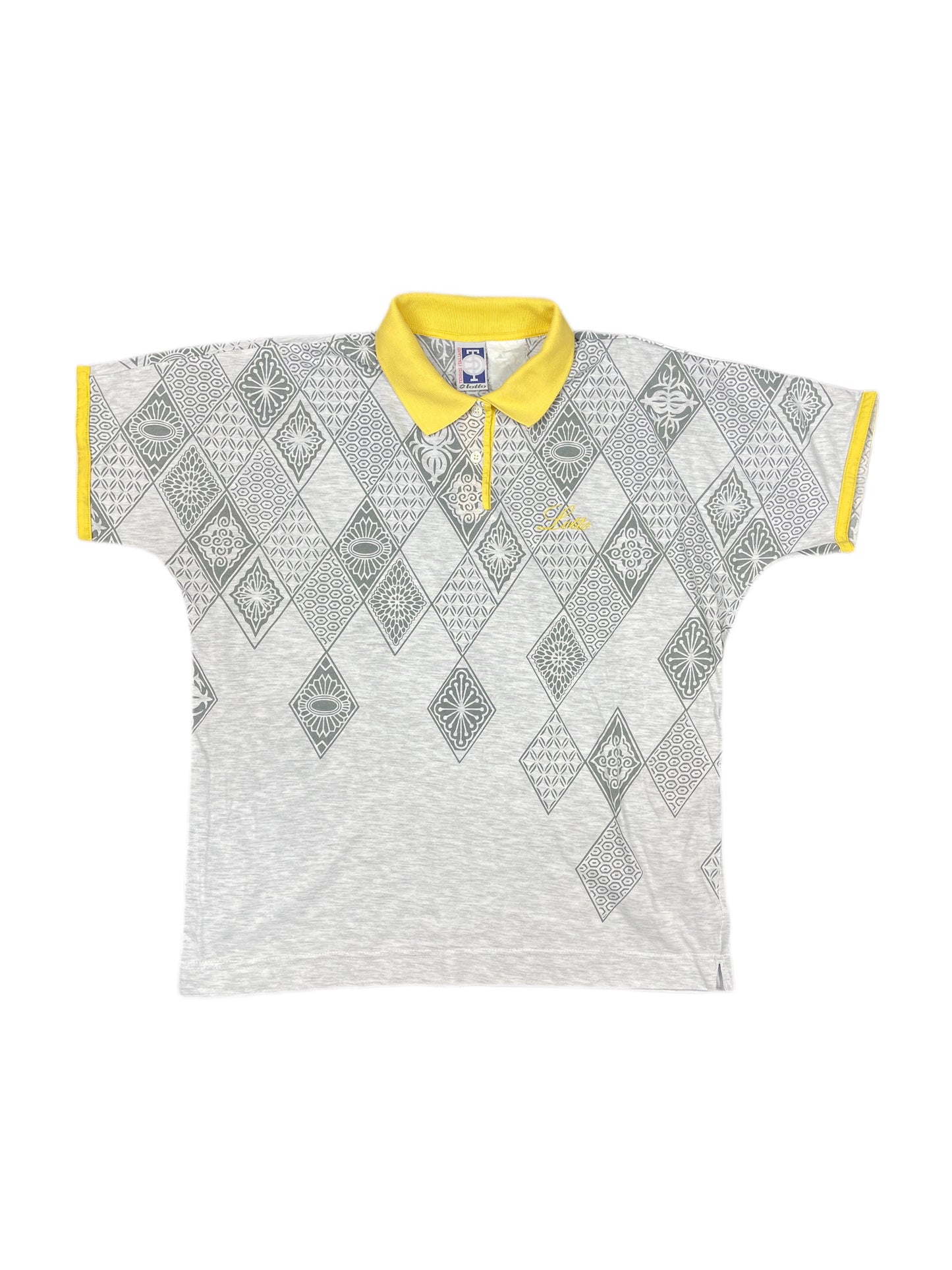 Vintage Lotto Polo Shirt Gray - M/L