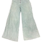 Y2k Motor Low Waist Flared Corduroy Pants Turquoise - S/M