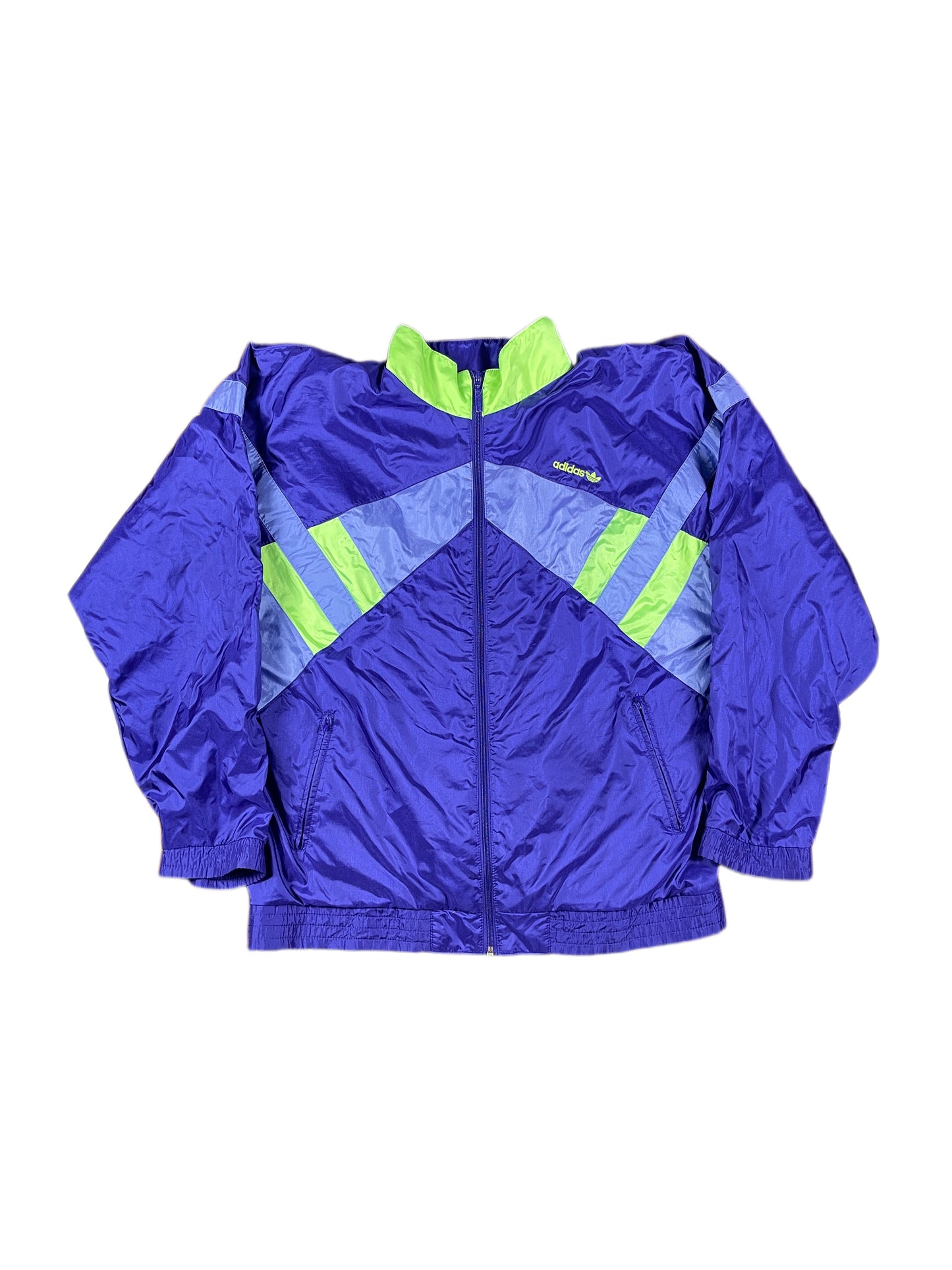 Vintage Adidas Track Jacket Purple - M