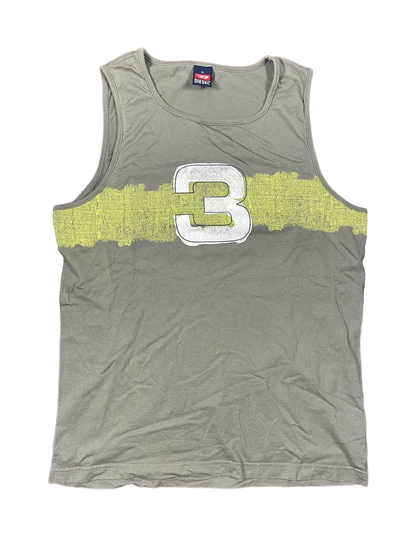 Y2k Diesel Tank Top Khaki - XL