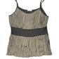 Y2k Evalinka Sleeveless Top Brown - L