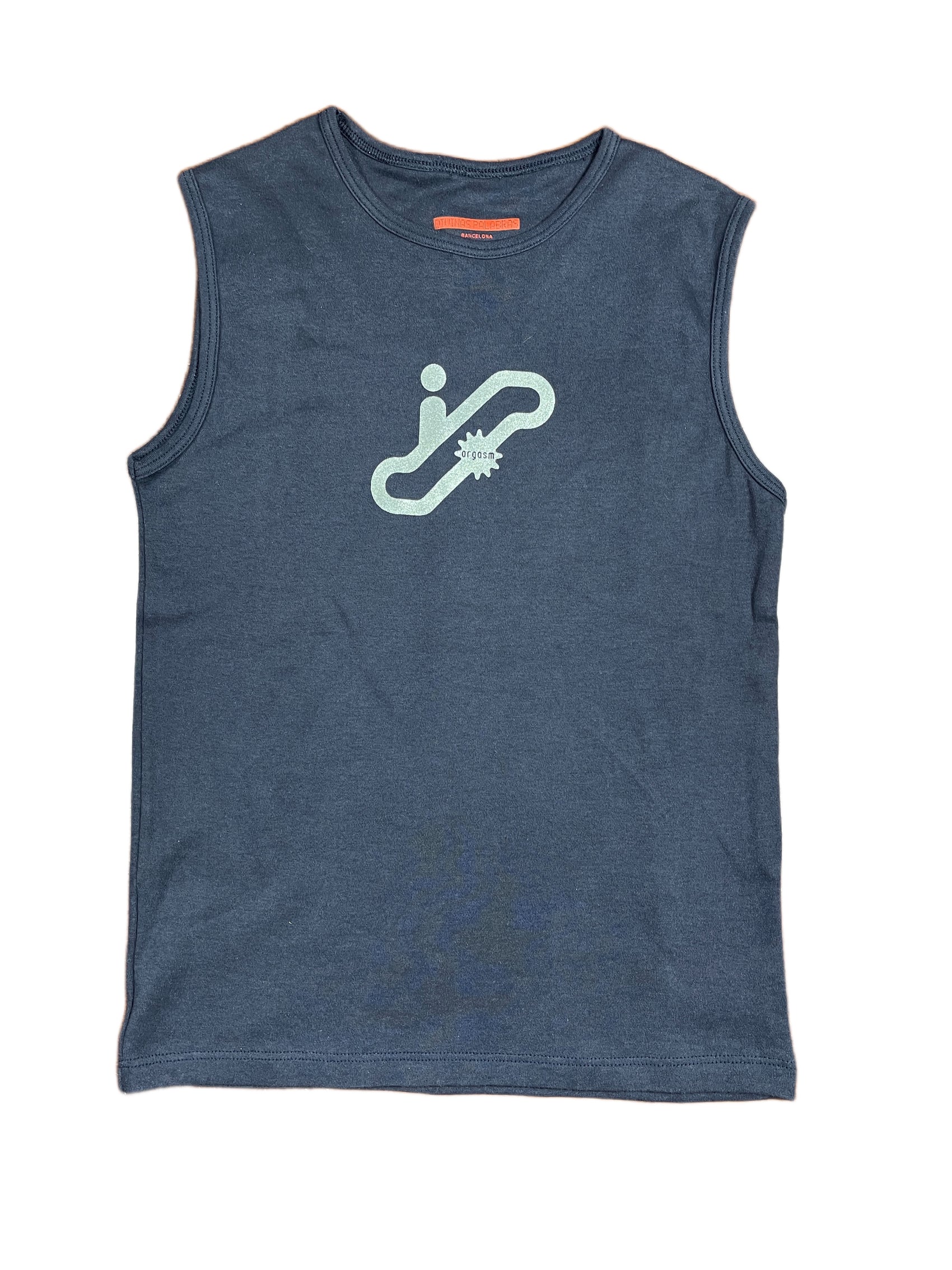 Divinas Palabras Orgasm Sleeveless Top Navy - M