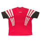 Vintage 90s Adidas T-Shirt Red White - XXL