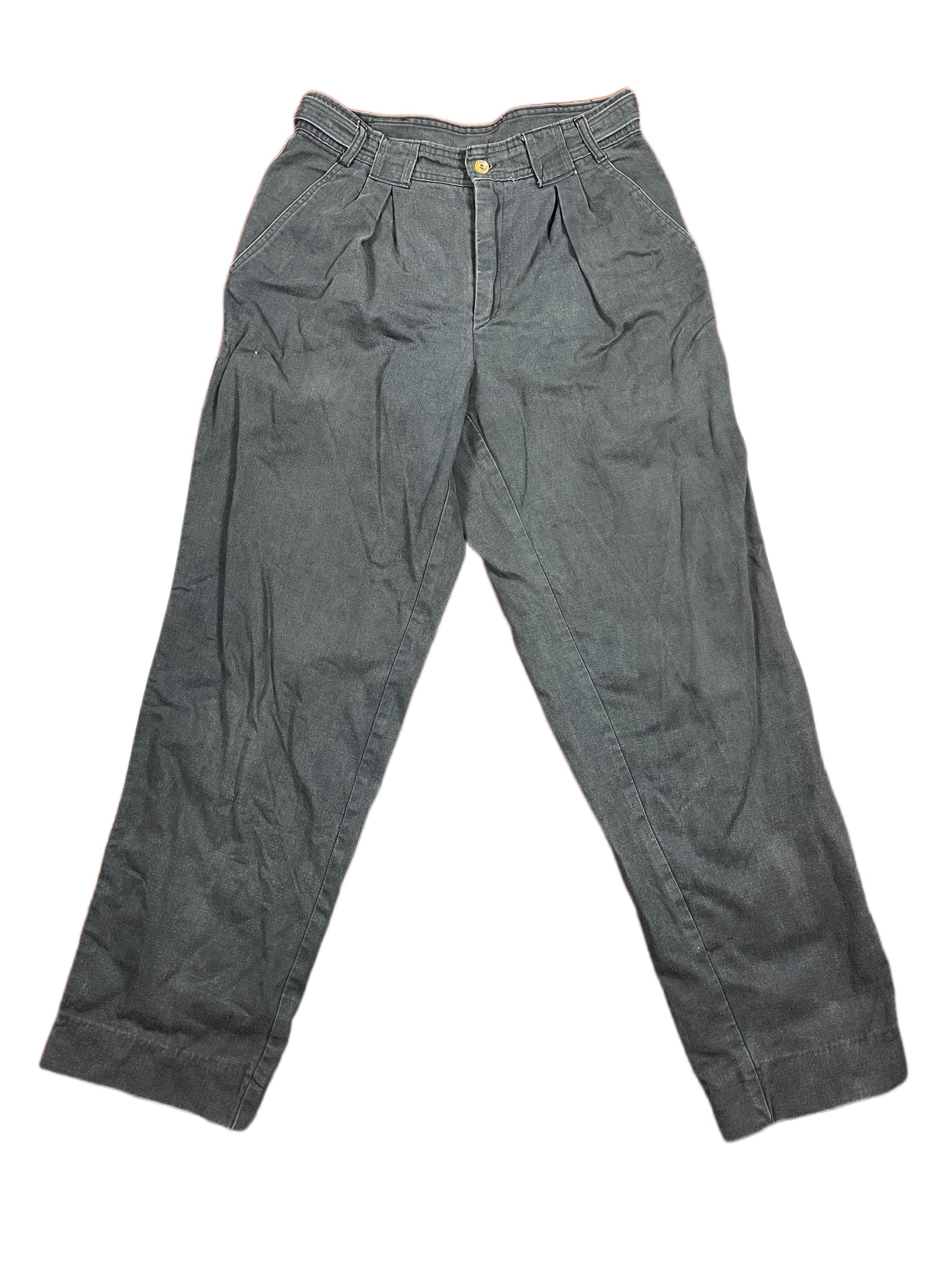 Vintage Bugatti Pants Navy - L
