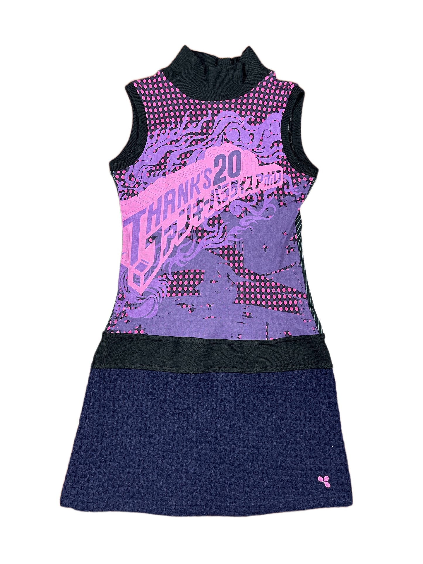 Y2k Amarillolimon Sleeveless Dress Purple - M