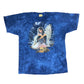 Vintage The Mountain 2004 Wolf Tie-Die T-Shirt Blue - XXXL