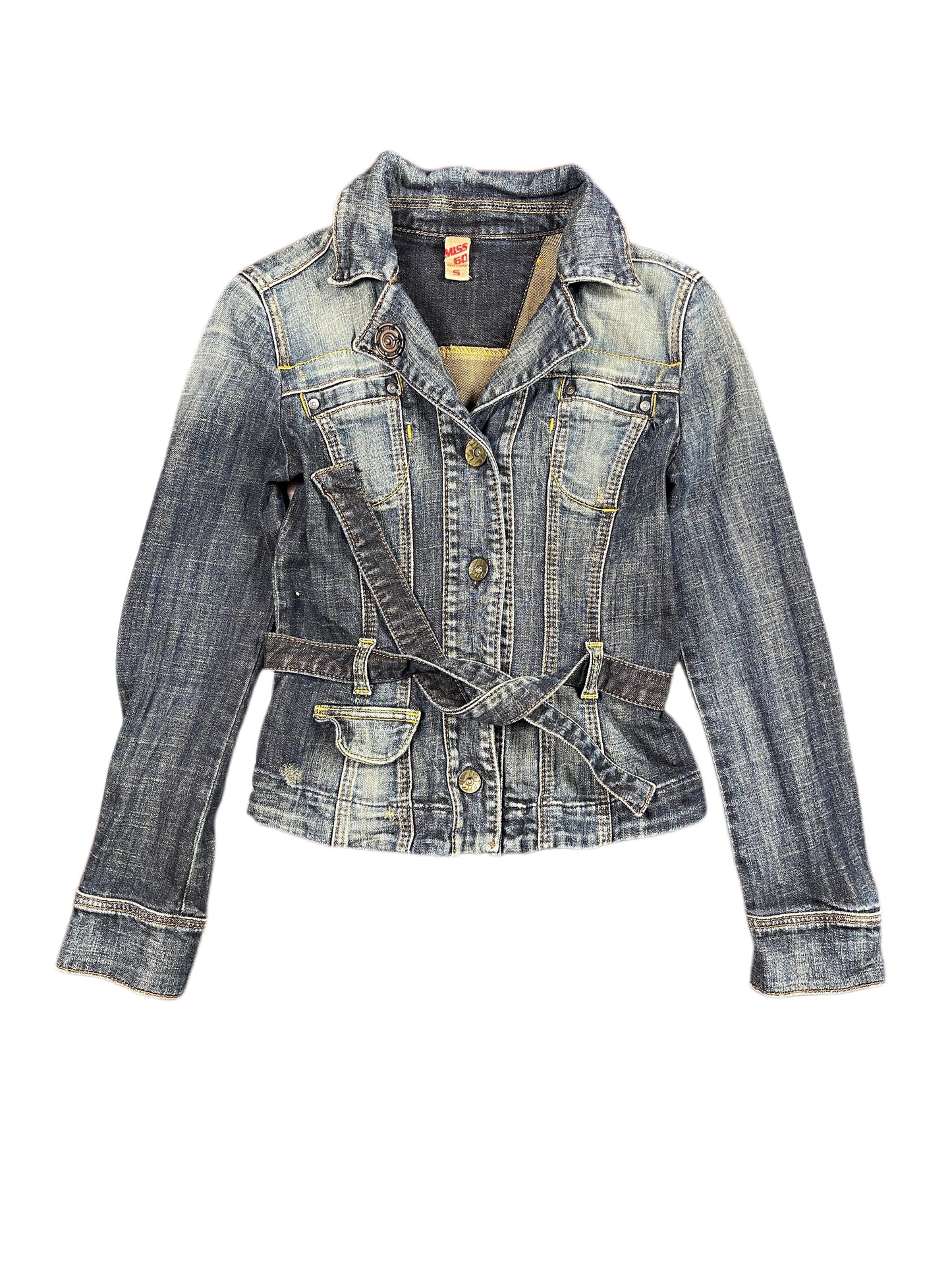 Y2k Miss Sixty Denim Jacket Blue - S