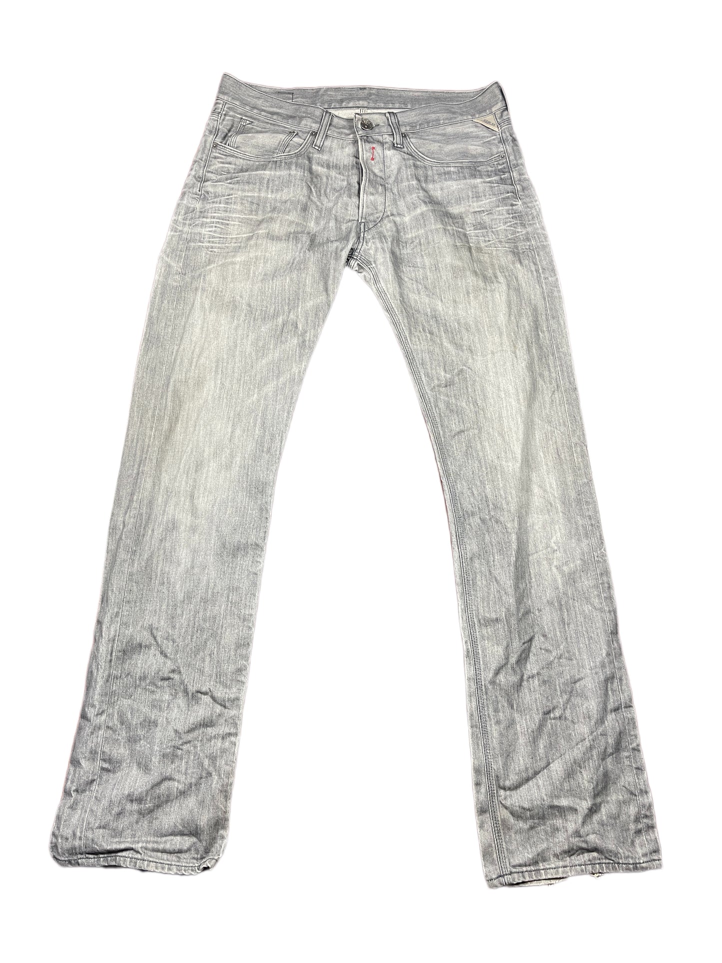 Y2k Replay Bootcut Denim Pants Gray - L