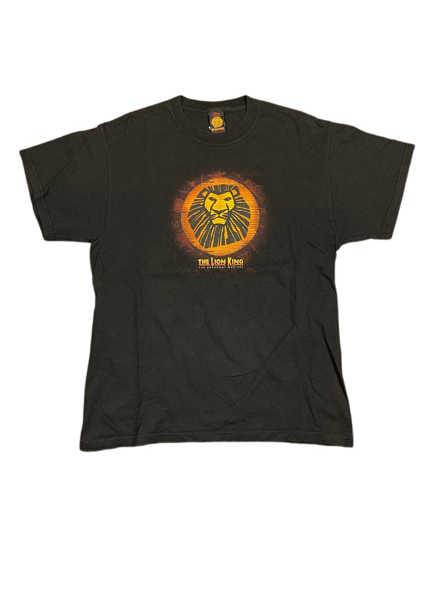 Y2k The Lion King Musical 2004/05 T-Shirt Black - L