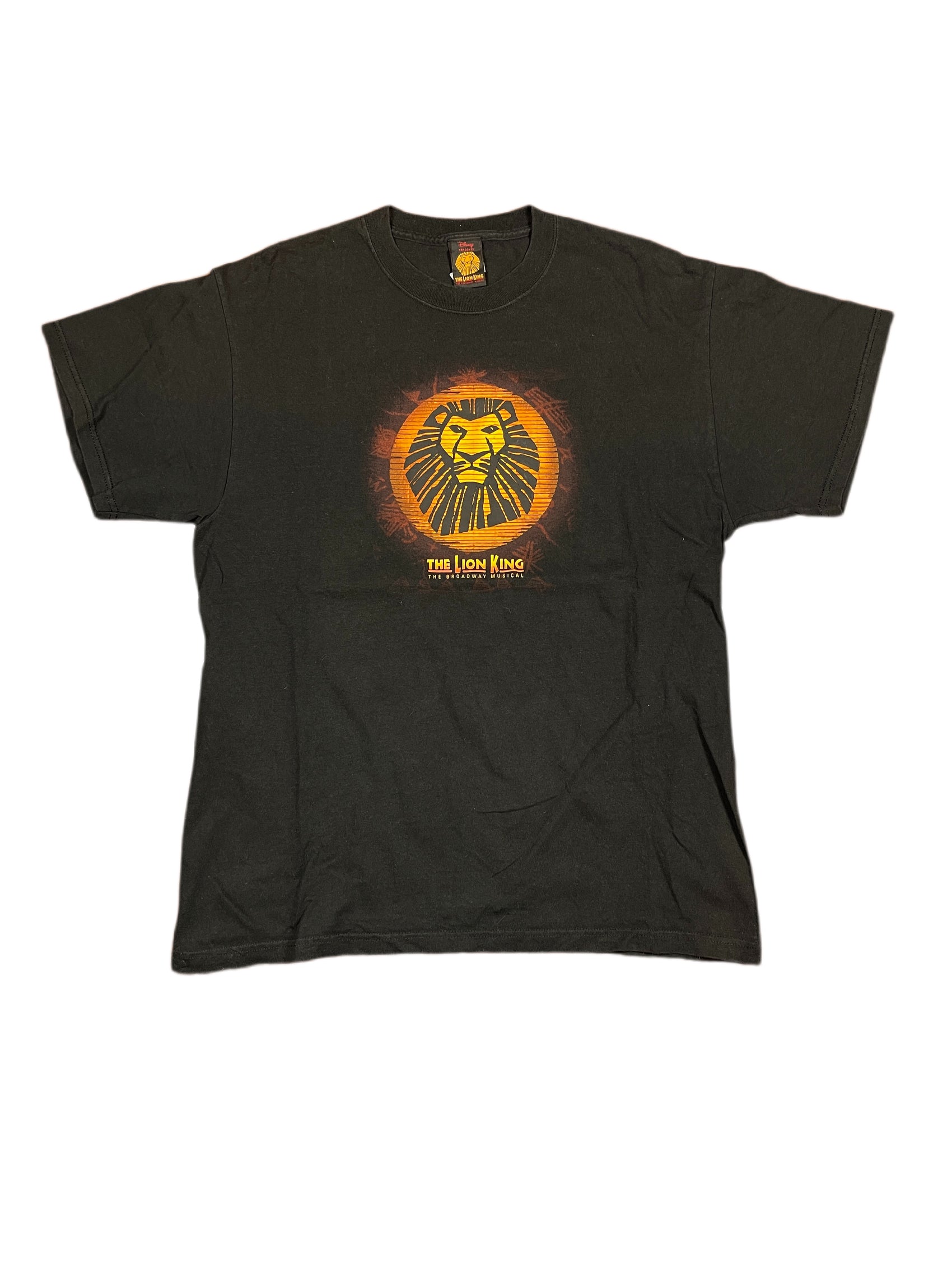 Y2k The Lion King Musical 2004/05 T-Shirt Black - L