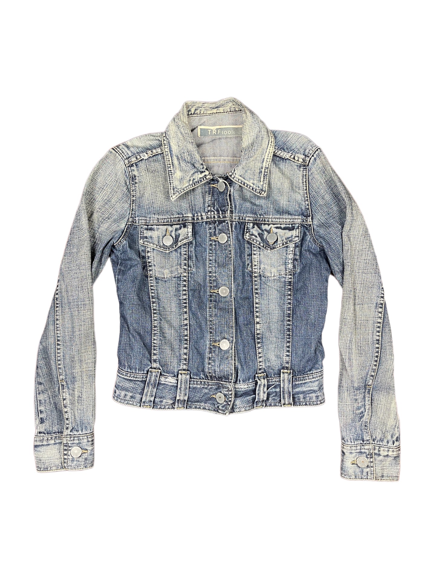 Trf Zara Denim Jacket Blue - L