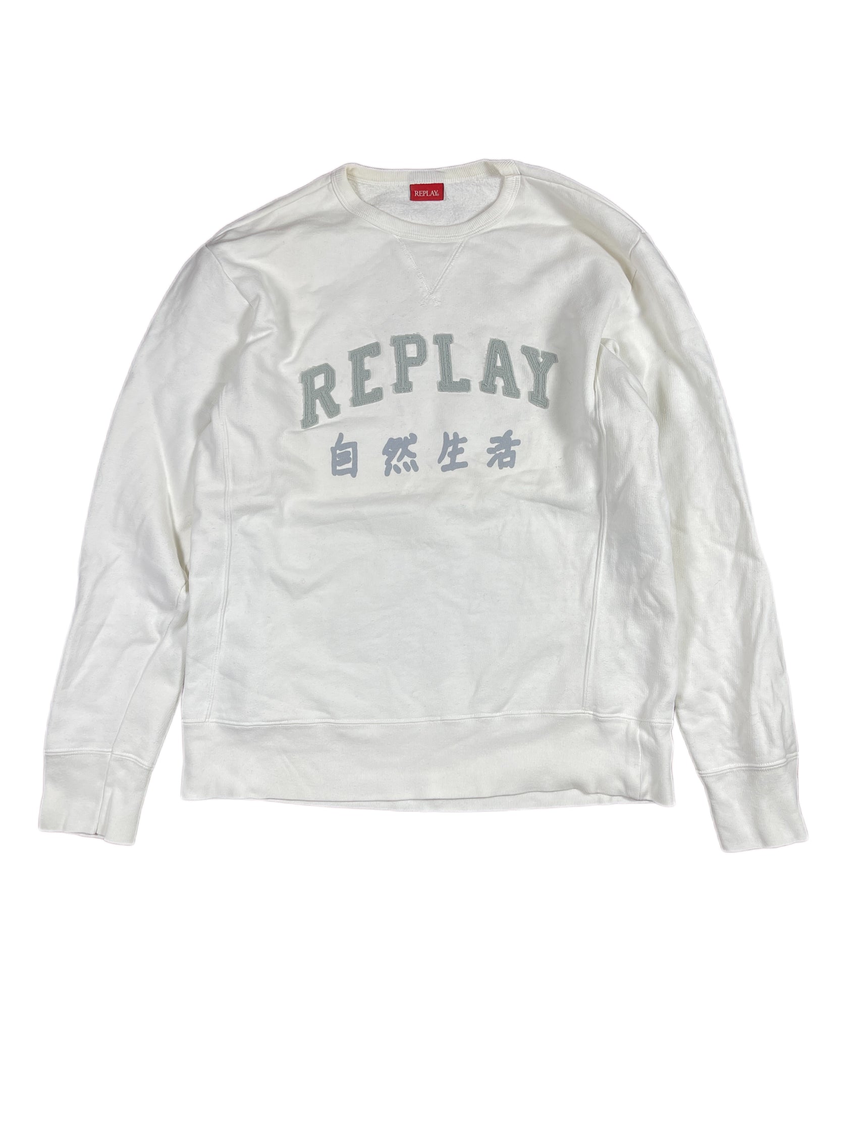 Y2k Replay Sweatshirt White - L