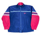 Vintage Reebok 2000s Velur Sport Jacket Navy Red - M
