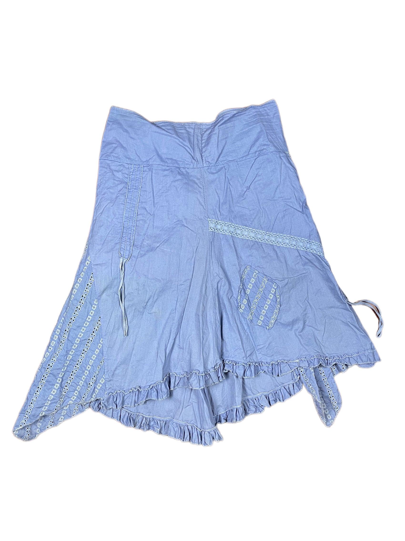 Vintage Self Made Skirt Blue - M/L