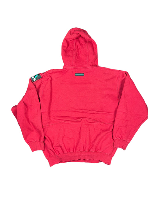 Vintage Adidas Equipment Hoodie Red - L