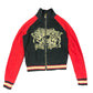 Y2k Rocawear Boxy Zipper Sweatshirt Black Red - M