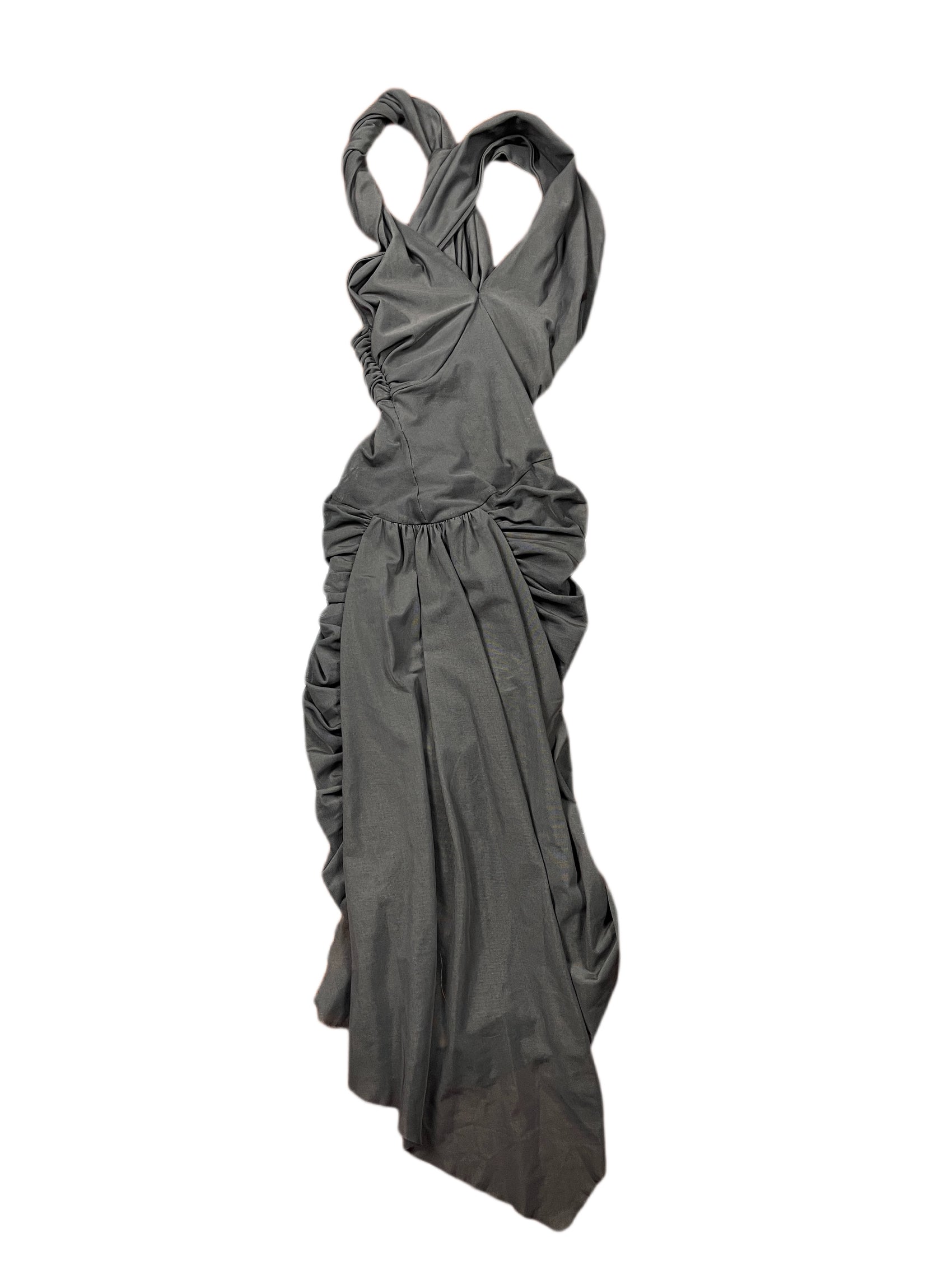 Zara Sleeveless Dress Brown - S