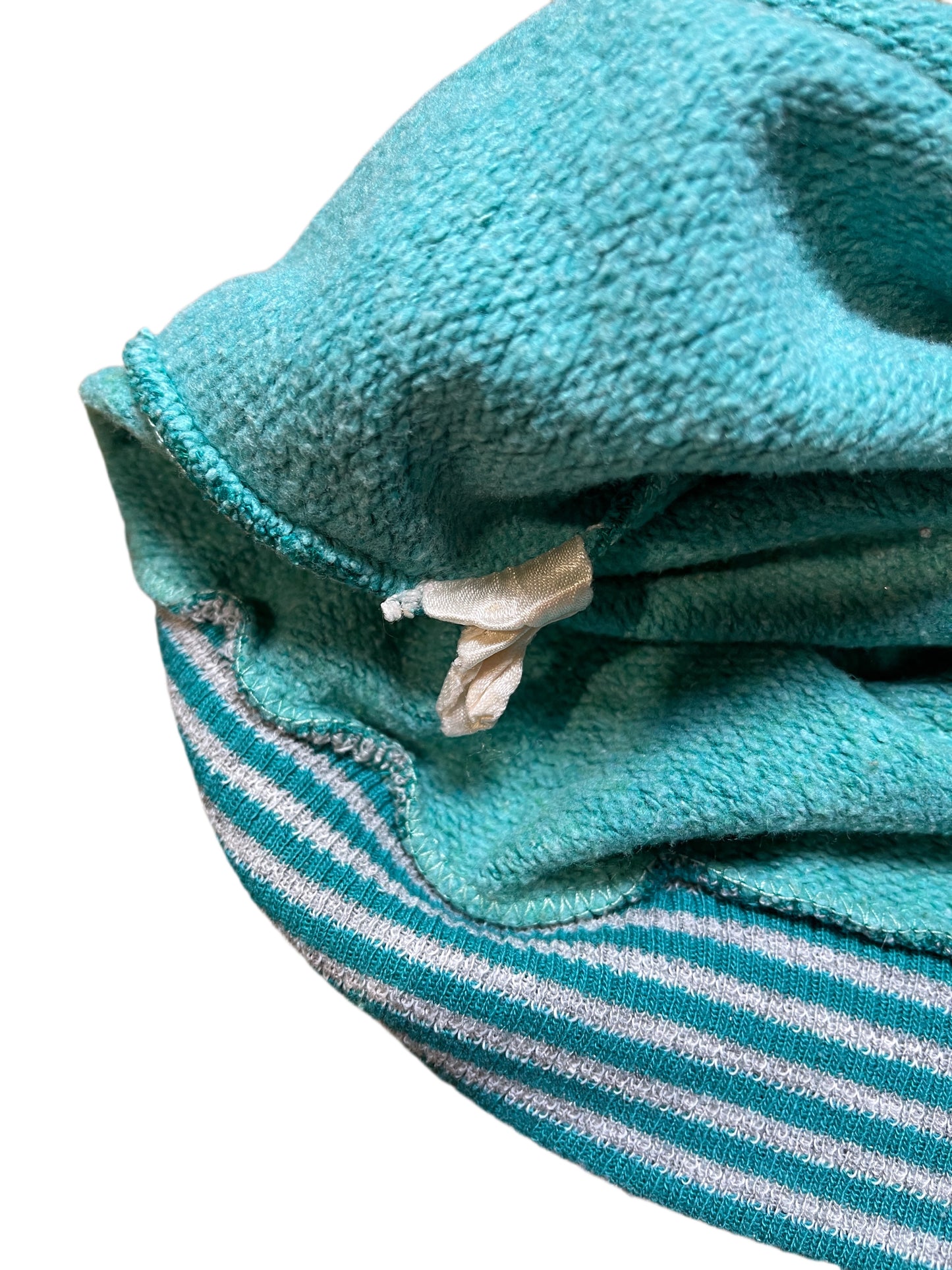 Vintage Stone Island Marina Turquoise Gray Sweatshirt 1980s | M