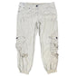 Y2k Desigual Ethnic Roots Low Waist Capri Pants Beige - L