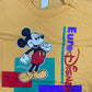 Vintage Euro Disney Mickey Mouse 1990s T-Shirt Yellow - XL