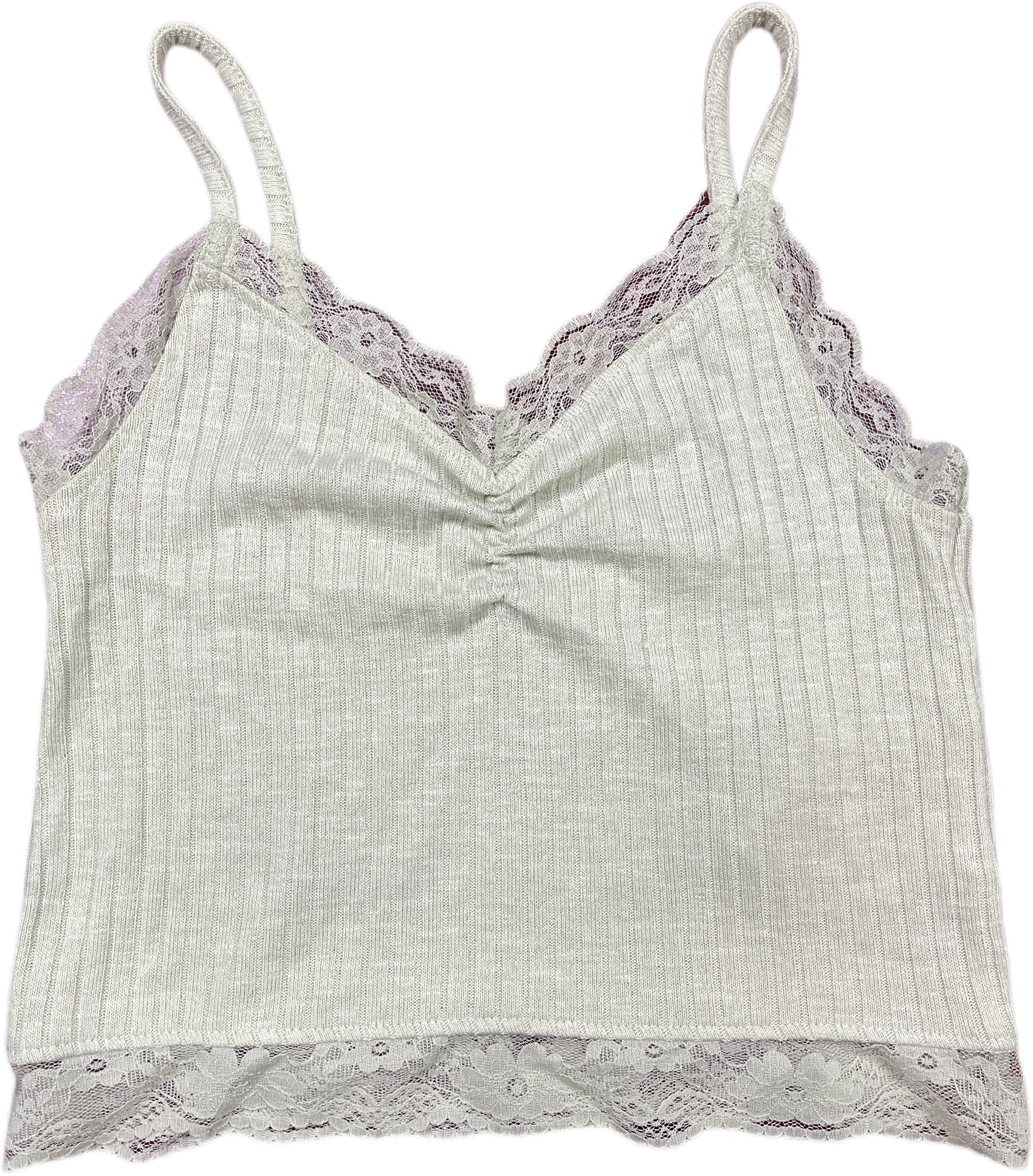FB Sister Top Green Polyester Blend S