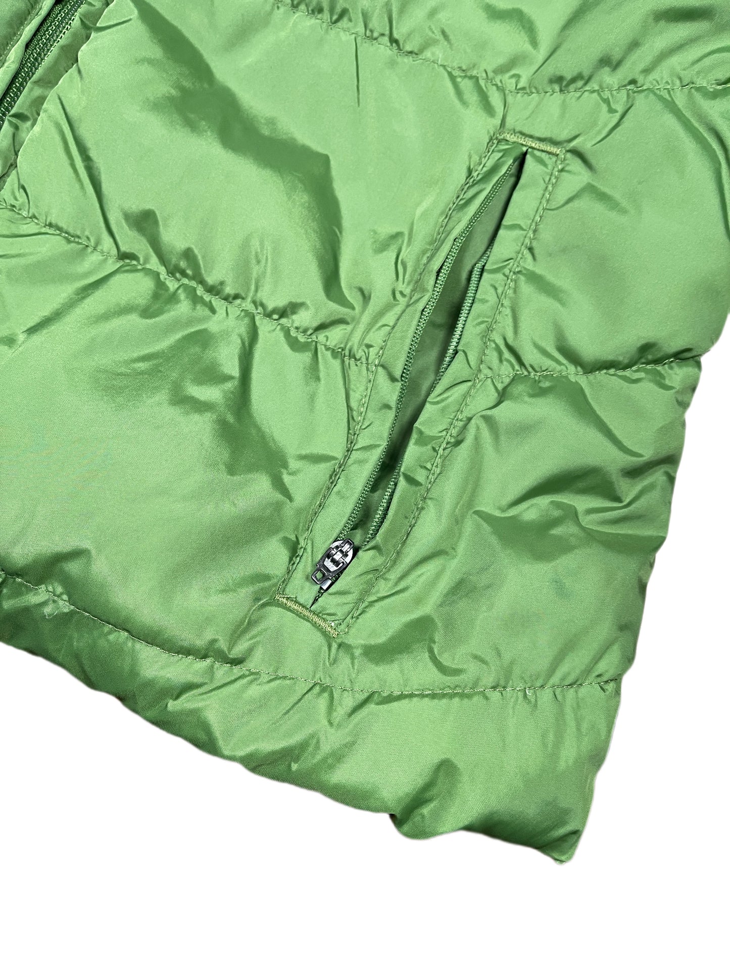 Vintage 1990s Kappa Puffer Down Vest Green M