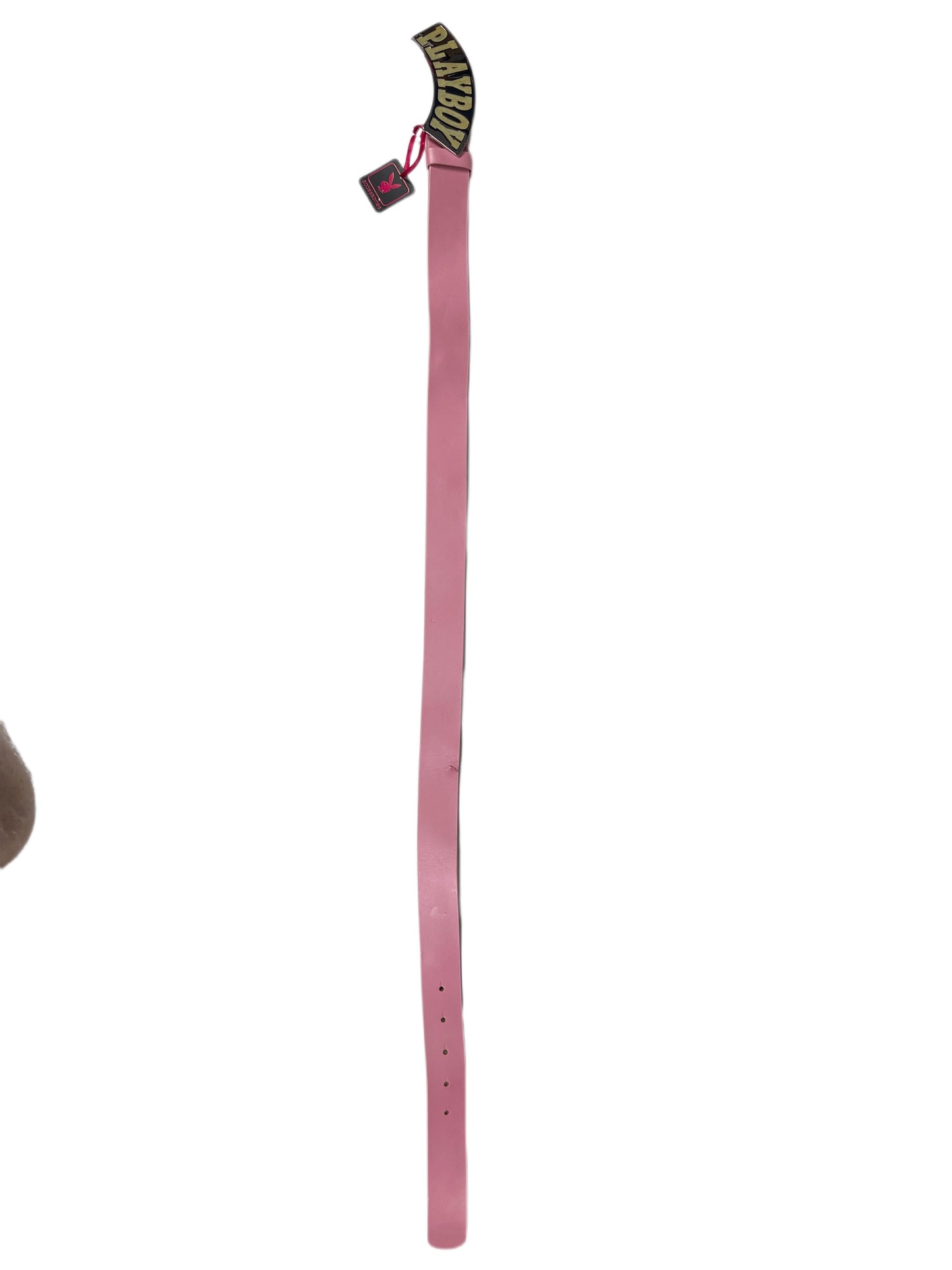 Y2k Playboy Leather Plug In Belt Pink 2004