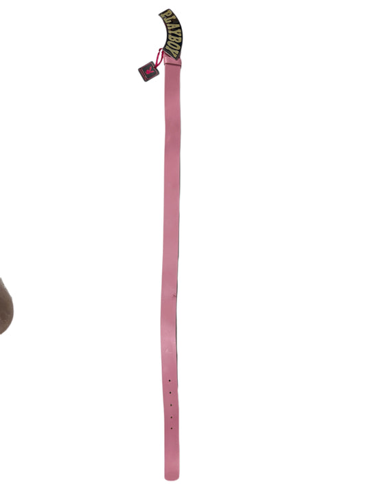 Y2k Playboy Leather Plug In Belt Pink 2004