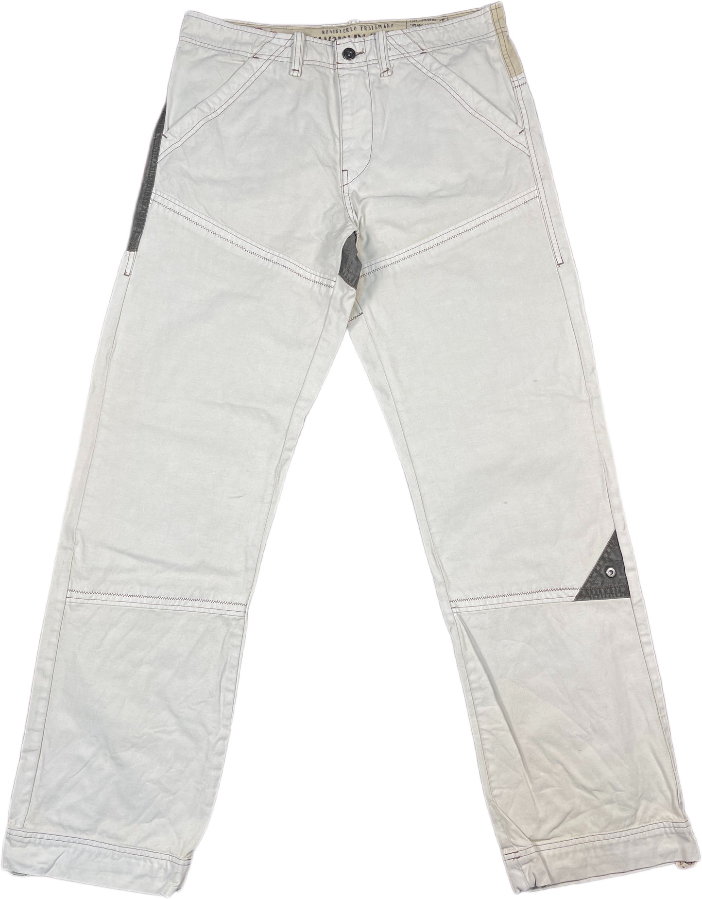 Y2K Murphy & NYE Sailing Pants Creme Cotton L