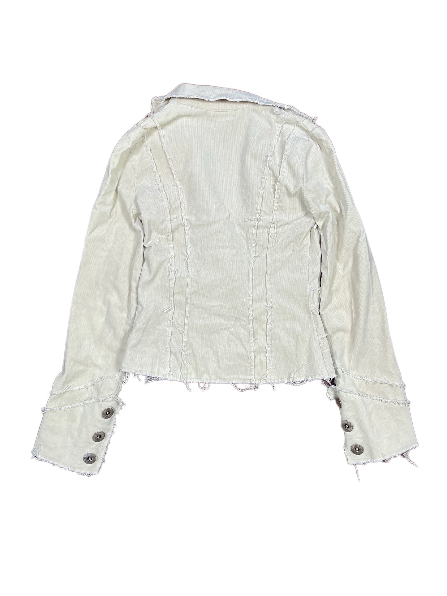 Y2k Pimkie Corduroy Jacket Cream - XXS