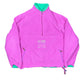 Vintage Reversible Fleece Jacket Pink Green - M