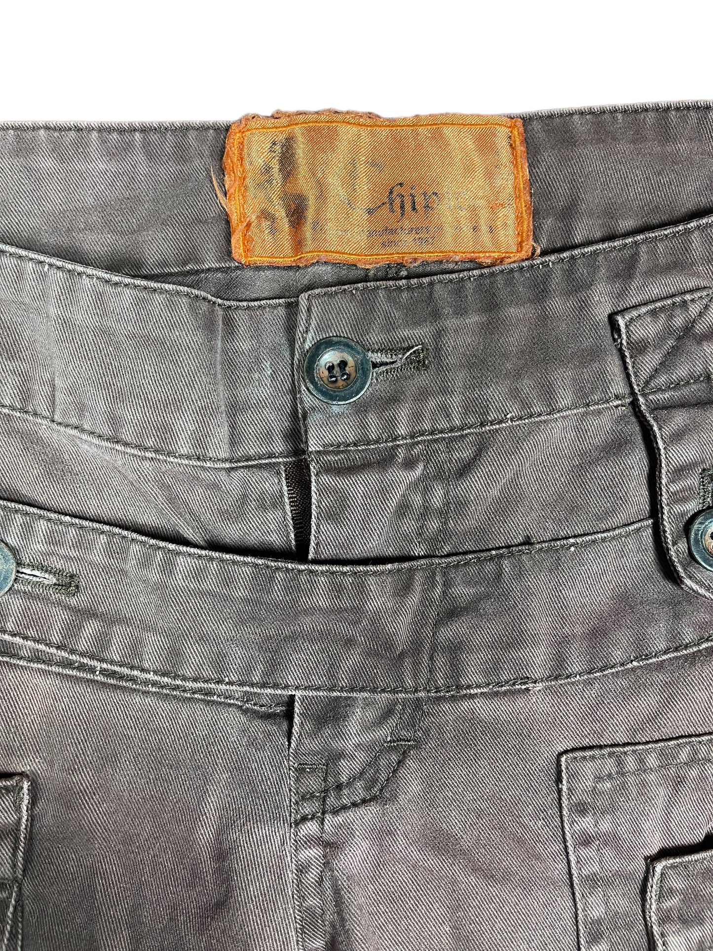 Y2k Chipie Low Waist Cargo Pants Red Brown - S