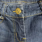 Y2k Bwd Denim Pants Flared Blue - S