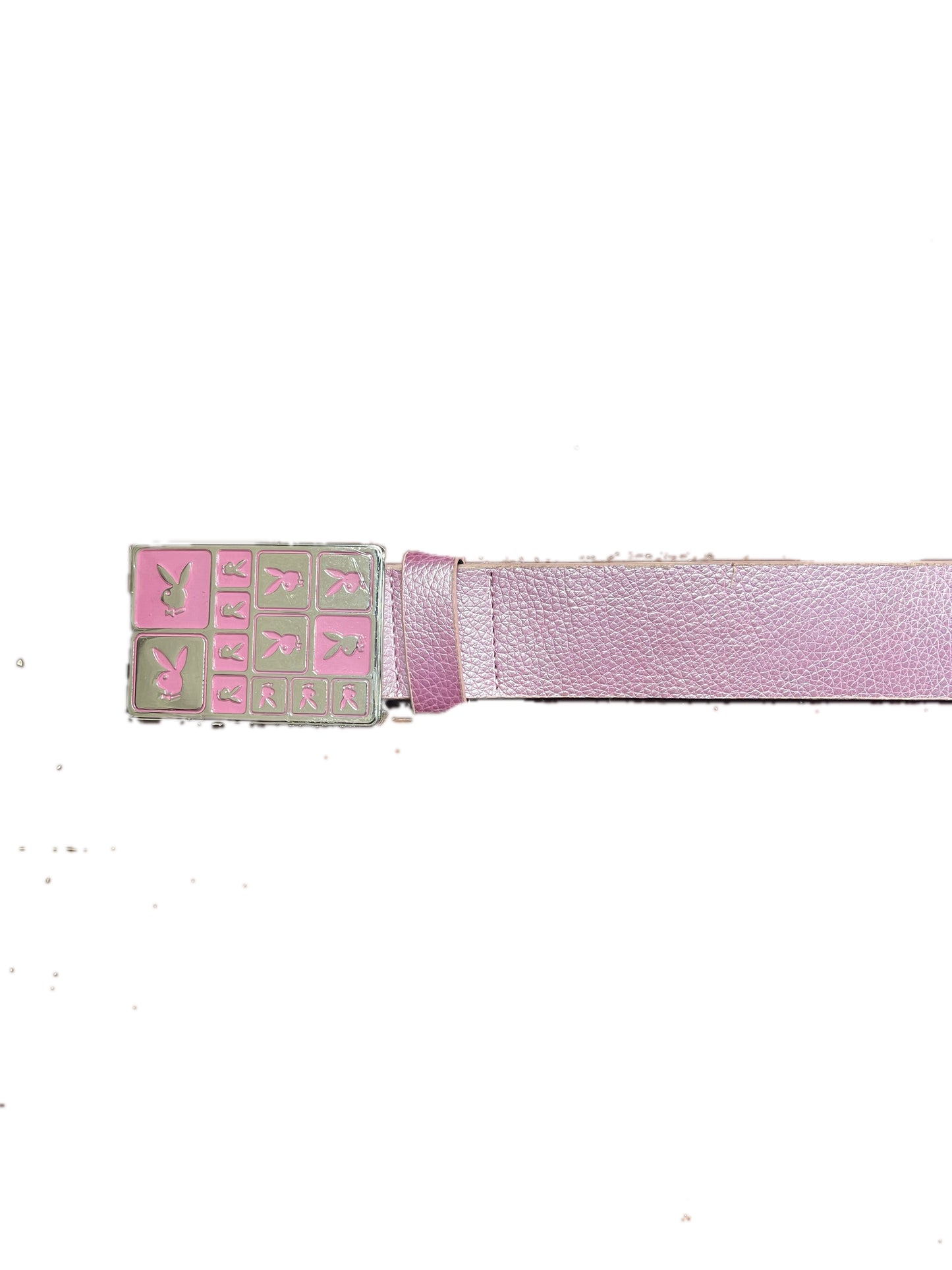Y2k Playboy Leather Plug Belt Pink 2004