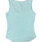 Y2k Camaieu Sleeveless Top Blue - S