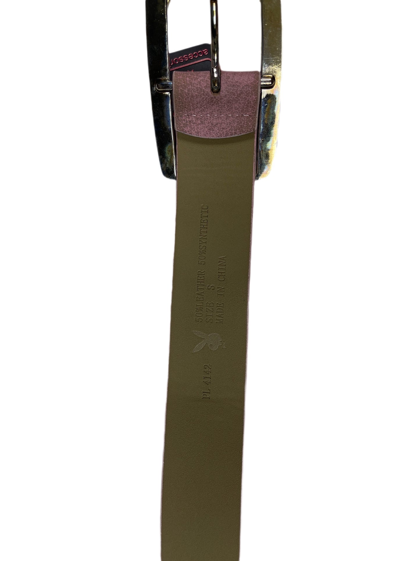 Y2k Playboy Belt Pink 2004