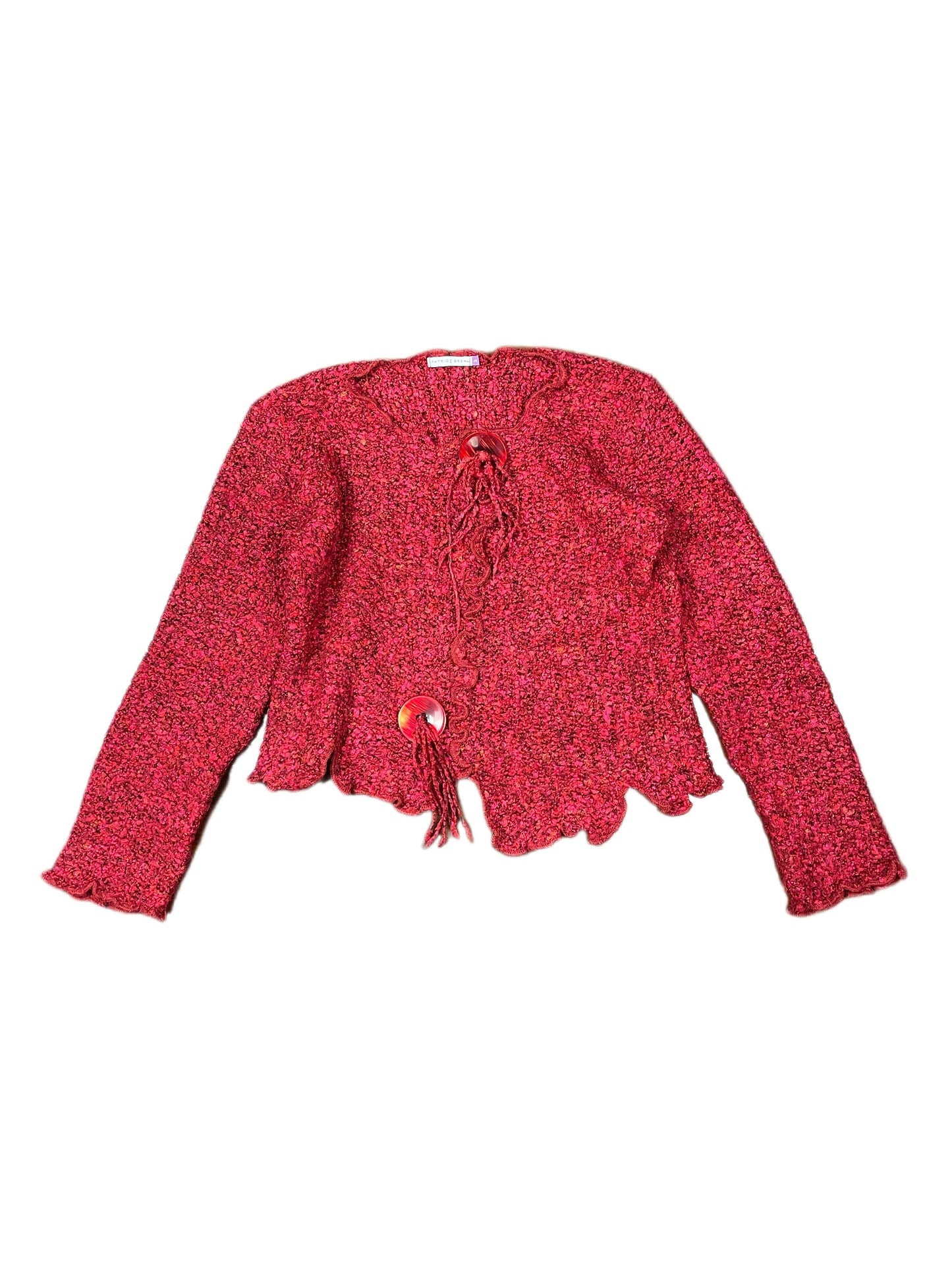 Patrice Breal Knit Cardigan Red - M