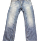 Y2k Bootcut Denim Pants Blue - XL