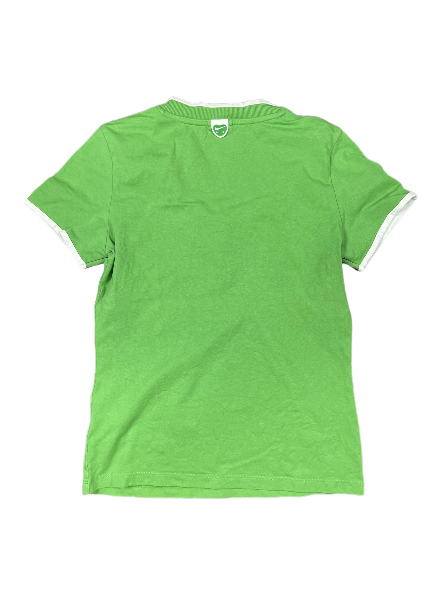 Vintage Nike Air 2000s Short Sleeve Top Green - L