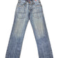 Y2k Caroche Bootcut Denim Pants Blue - S/M