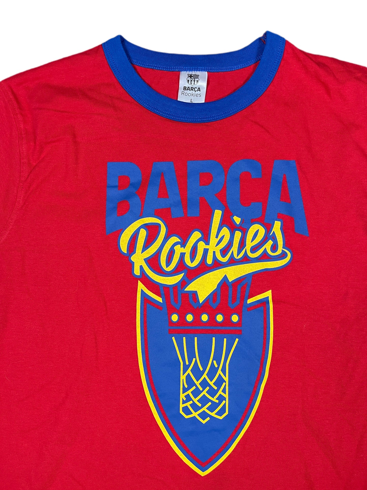 Barcelona Basketbal Rookies T-Shirt Red - L
