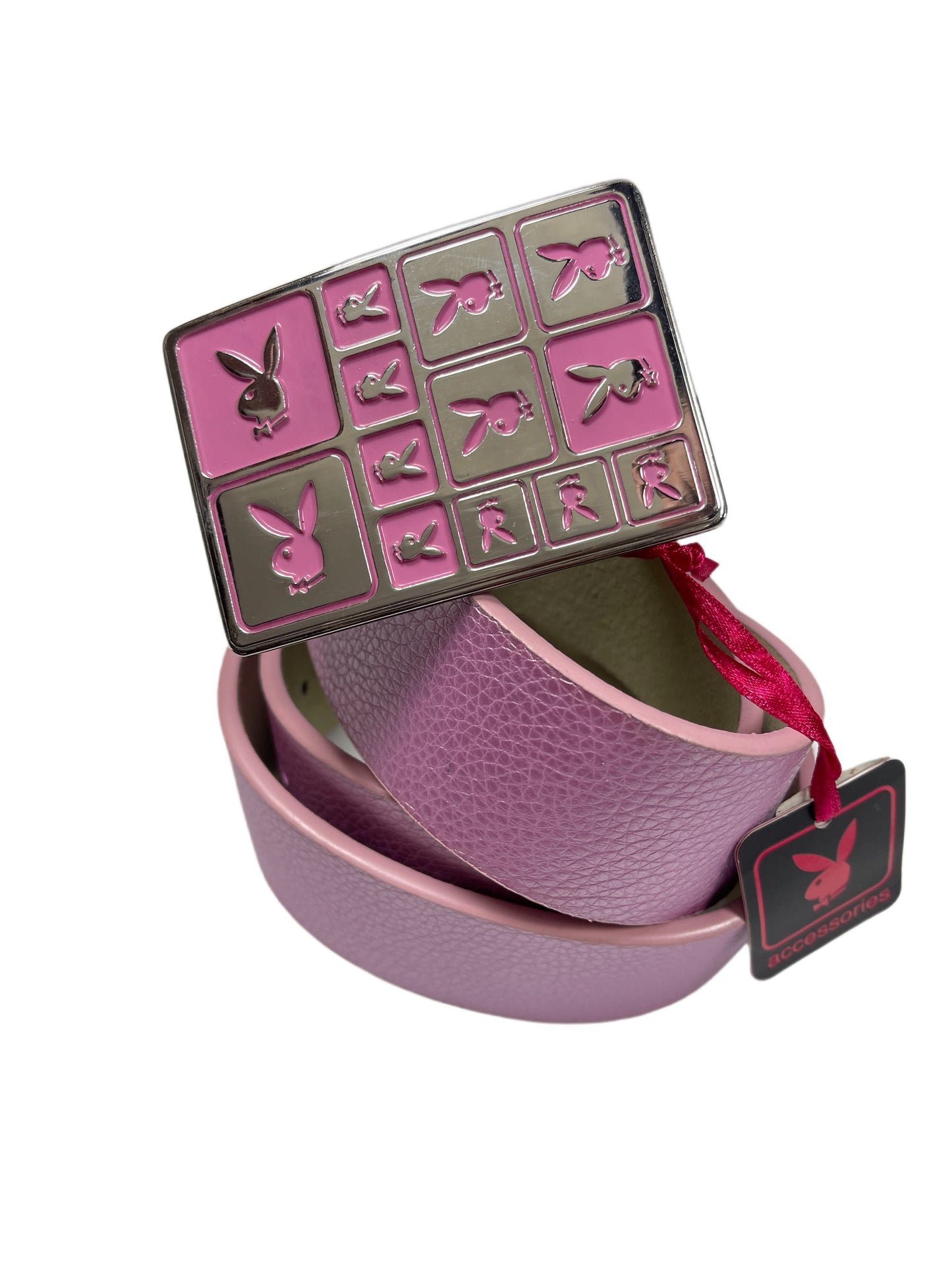 Y2k Playboy Plug Belt Pink 2004