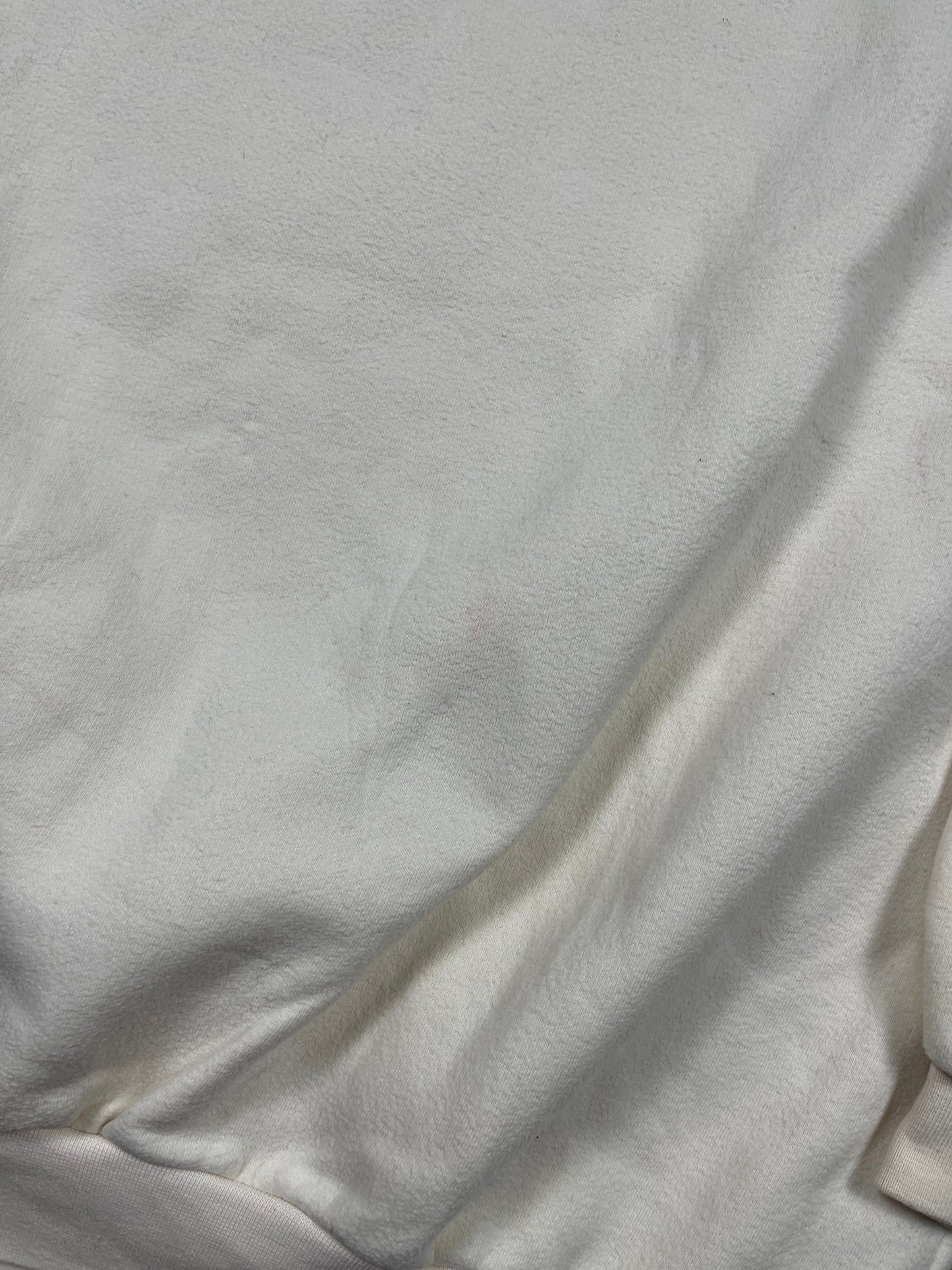 Adidas Sweatshirt  Off-White Cotton Blend L