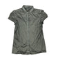 Mango Short Sleeve Top Khaki - M