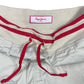 Y2k Pepe Jeans Low Waist Mini Skirt Beige Red - XL