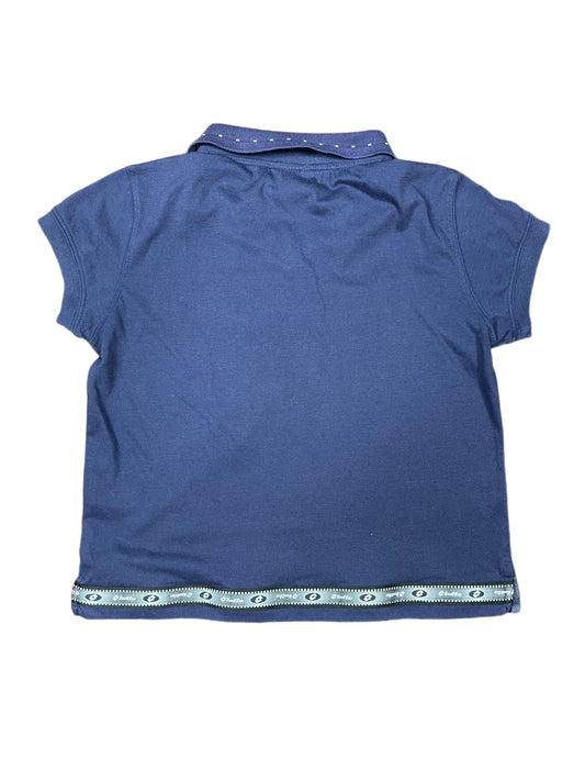 Vintage Lotto Short Sleeve Top Navy -M