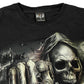 Y2k Wild Death Reaper T-Shirt Black - M