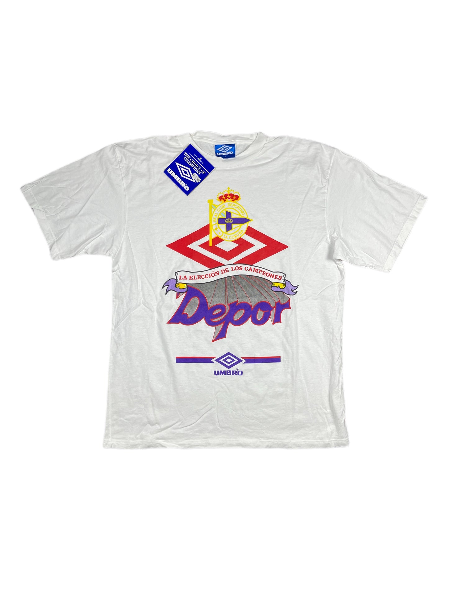 Vintage Umbro Deadstock T-Shirt White - L