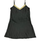 Vintage Sleeveless Silk Dress Black - M/L