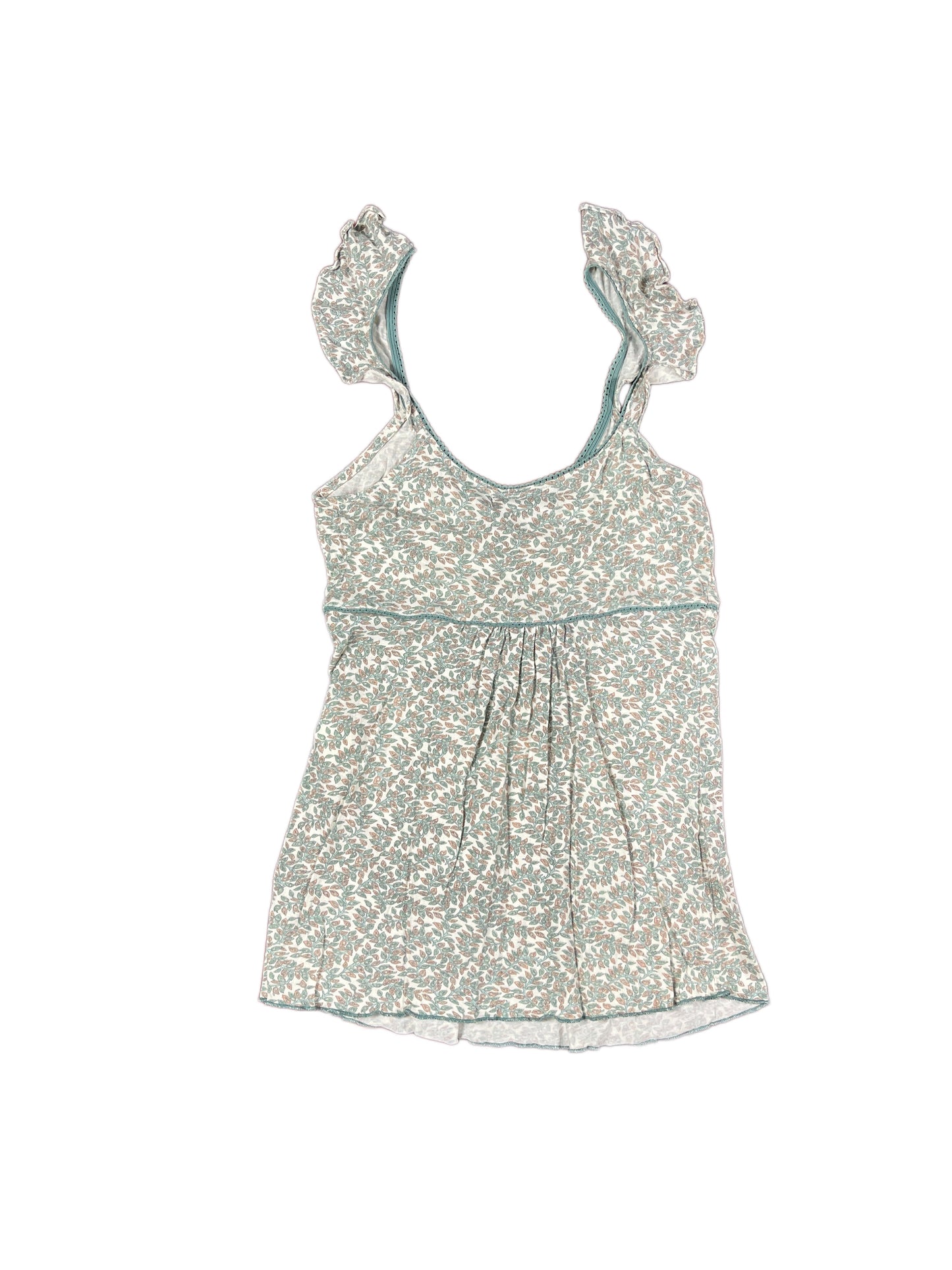 Y2k Urban Concept Sleeveless Top Green - S